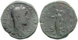 Roman Imperial
Severus Alexander (222-231 AD) Rome
AE Sestertius (31.2mm, 21.98g)
Obv: IMP SEV ALEXANDER AVG, laureate head right, slight drapery on l...