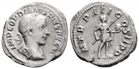 Roman Imperial
Gordian III (238-244 AD) Rome
AR Antoninianus (21.6mm, 2.7g)
Obv: IMP GORDIANVS PIVS FEL AVG Radiate, draped and cuirassed bust of Gord...