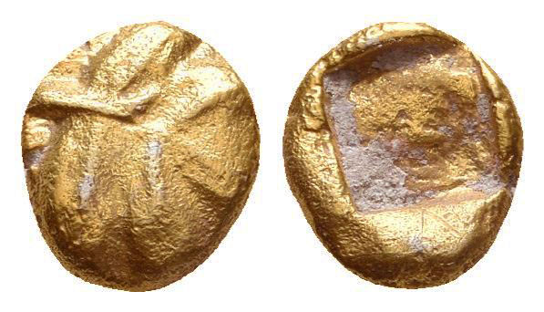 Rhodos, Kamiros EL 1/24 Stater. Circa 500-480 BC. Lydo-Milesian standard. Fig le...
