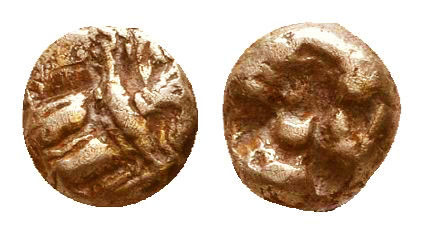 ATTICA, Athens. Circa 515-510 BC. AR Obol. "Wappenmünzen" type. Scarab beetle / ...