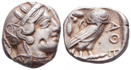 ATTICA, Athens. Circa 449-420 AD. AR Tetradrachm Reference: Condition: Very Fine

 Weight: 16,4 gr Diameter: 23,1 mm