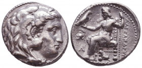 Kings of Macedon. Alexander III. "the Great" (336-323 BC). AR Tetradrachm Reference: Condition: Very Fine

 Weight: 16,9 gr Diameter: 26,3 mm