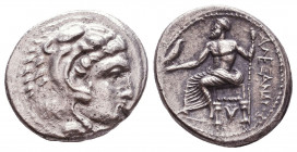 Kings of Macedon. Alexander III. "the Great" (336-323 BC). AR Drachm Reference: Condition: Very Fine

 Weight: 4,1 gr Diameter: 16,9 mm