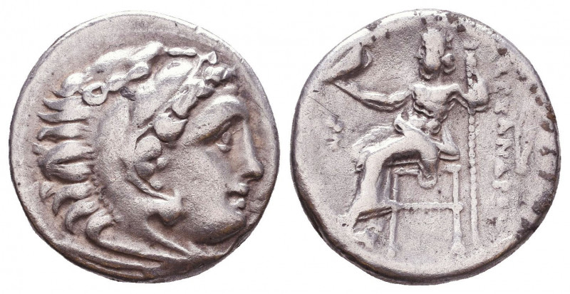 Kings of Macedon. Alexander III. "the Great" (336-323 BC). AR Drachm Reference: ...