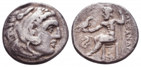 Kings of Macedon. Alexander III. "the Great" (336-323 BC). AR Drachm Reference: Condition: Very Fine

 Weight: 4 gr Diameter: 16,4 mm