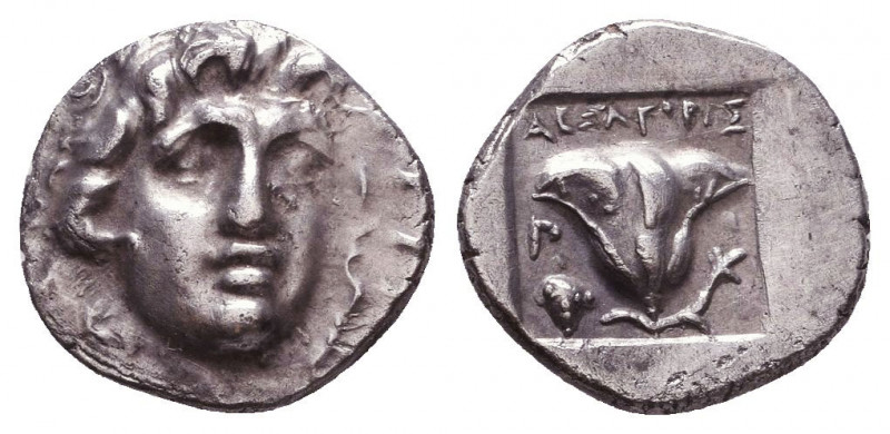 Rhodos, Caria. AR. c. 88-84 BC. Reference: Condition: Very Fine 

 Weight: 1,5...
