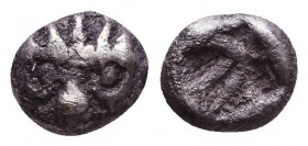 Greek AR Obol. 4-5th century BC. Reference: Condition: Very Fine

 Weight: 0,6 gr Diameter: 6,8 mm