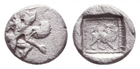 Greek AR Obol. 4-5th century BC. Reference: Condition: Very Fine

 Weight: 0,5 gr Diameter: 7,2 mm