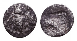 Greek AR Obol. 4-5th century BC. Reference: Condition: Very Fine

 Weight: 0,1 gr Diameter: 5,6 mm