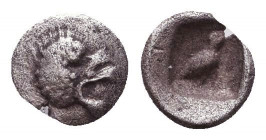 Greek AR Obol. 4-5th century BC. Reference: Condition: Very Fine

 Weight: 0,1 gr Diameter: 5,2 mm