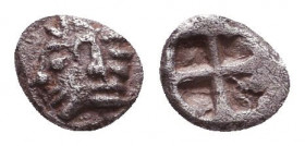 Greek AR Obol. 4-5th century BC. Reference: Condition: Very Fine

 Weight: 0,1 gr Diameter: 4,7 mm