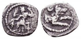 Greek AR Obol. 4-5th century BC. Reference: Condition: Very Fine

 Weight: 0,5 gr Diameter: 11,2 mm
