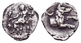 Greek AR Obol. 4-5th century BC. Reference: Condition: Very Fine

 Weight: 0,5 gr Diameter: 9,4 mm
