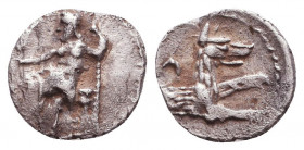 Greek AR Obol. 4-5th century BC. Reference: Condition: Very Fine

 Weight: 0,5 gr Diameter: 9,5 mm