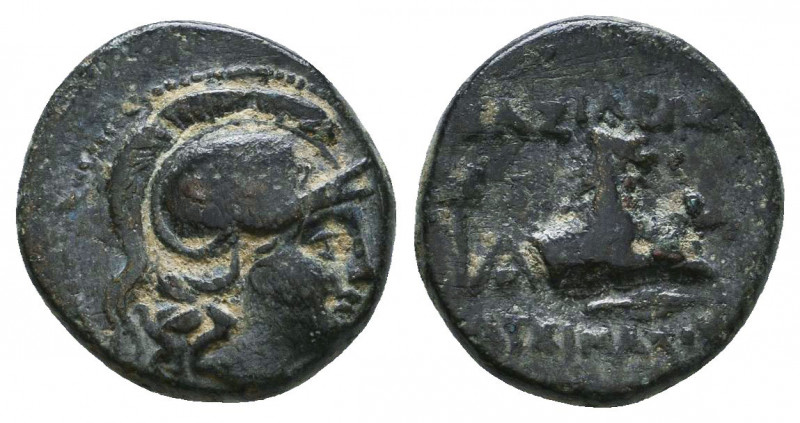 KINGS OF THRACE (Macedonian). Lysimachos (305-281 BC). Ae. Reference: Condition:...