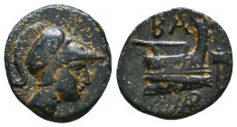 KINGS OF MACEDON. Demetrios I Poliorketes (306-283 BC). Ae. Reference: Condition: Very Fine 

 Weight: 2 gr Diameter: 15,9 mm