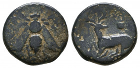 Ionia. Ephesos circa 390-380 BC. Ae. Reference: Condition: Very Fine

 Weight: 2,4 gr Diameter: 14,2 mm