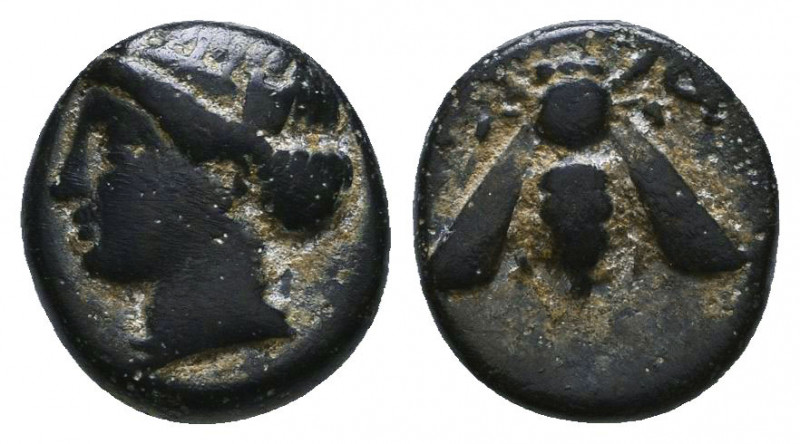 Ionia. Ephesos circa 390-380 BC. Ae. Reference: Condition: Very Fine

 Weight:...