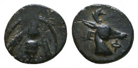 Ionia. Ephesos circa 390-380 BC. Ae. Reference: Condition: Very Fine

 Weight: 0,5 gr Diameter: 8,2 mm