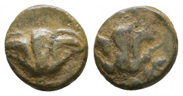 ISLANDS OFF CARIA, Rhodos. Rhodes. Circa 88-85 BC. AE Reference: Condition: Very Fine 

 Weight: 1,1 gr Diameter: 10,1 mm