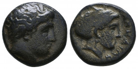 Greek Coins. 4th - 3rd century B.C. AE Reference: Condition: Very Fine

 Weight: 6,6 gr Diameter: 17,5 mm