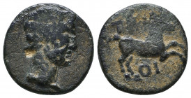 Greek Coins. 4th - 3rd century B.C. AE Reference: Condition: Very Fine

 Weight: 2,7 gr Diameter: 14,8 mm