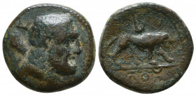 KINGS OF GALATIA. Amyntas, 39-25 BC. AE Reference: Condition: Very Fine

 Weight: 10,6 gr Diameter: 22,6 mm