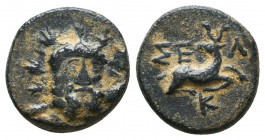 Pisidia, Selge Ae 12mm. Circa 2nd-1st centuries BC. Reference: Condition: Very Fine

 Weight: 2,2 gr Diameter: 12,6 mm