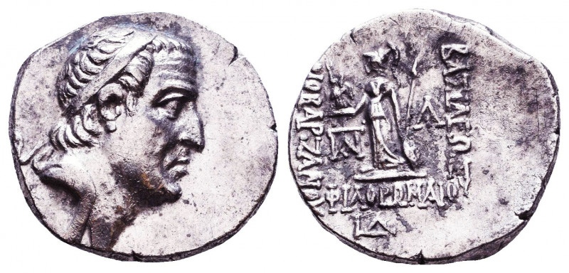 Kings of Cappadocia. Eusebeia-Mazaka. Ariobarzanes I Philoromaios 96-63 BC. Refe...