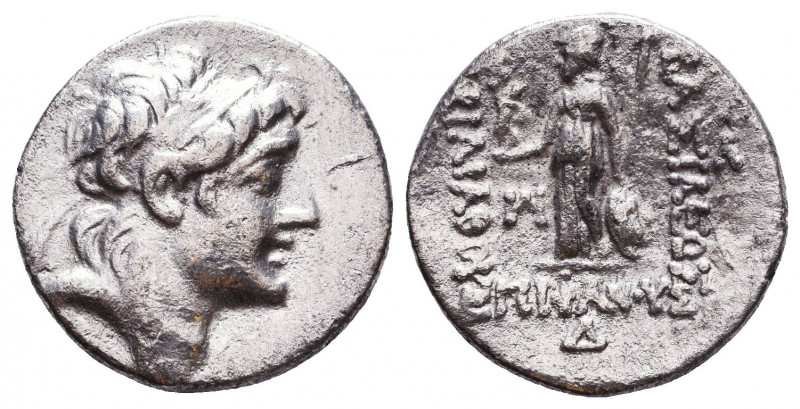 KINGS OF CAPPADOCIA. Ariarathes VI Epiphanes Philopator (Circa 130-116 BC). Drac...