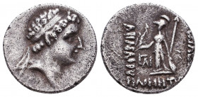 KINGS OF CAPPADOCIA. (Circa 130-116 BC). Drachm Reference: Condition: Very Fine

 Weight: 4 gr Diameter: 16,7 mm