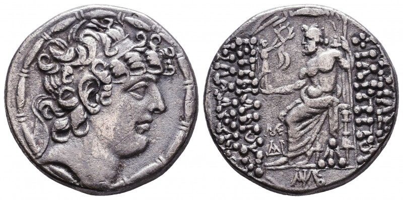 Seleukid Kingdom. Philip I Philadelphos. 95/4-76/5 B.C. AR tetradrachm
Conditio...