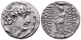 Seleukid Kingdom. Philip I Philadelphos. 95/4-76/5 B.C. AR tetradrachm
Condition: Very Fine

Weight: 15,8 gr Diameter: 24,8 mm