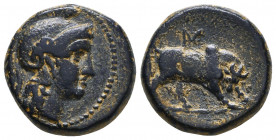 SELEUKID KINGDOM. 2nd - 1st Century. Ae Reference: Condition: Very Fine

 Weight: 8.51 Diameter: 18.8