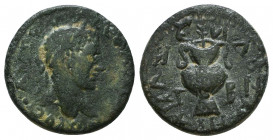 CILICIA, Anazarbus. Severus Alexander. 222-235 AD. Æ . Laureate head right / Amphora containing branch. Ziegler, Prestige B36 = SNG Levante 1446 = SNG...