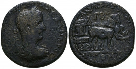 CILICIA. Anazarbus. Severus Alexander, 222-235. Hexassarion, CY 249 = 230/1. ΑΥΤ ΚΑ Μ ΑYP ϹЄO ΑΛЄΞΑΝΔΡΟϹ Laureate, draped and cuirassed bust of Severu...