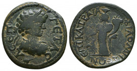LYDIA, Philadelphia. Geta. As Caesar, AD 198-209. Æ Reference: Condition: Very Fine 

 Weight: 4,96 Diameter: 21,5