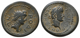 Island off Caria. Rhodos. Antoninus Pius AD 138-161. Ae Reference: Condition: Very Fine 

 Weight: 4,7 gr Diameter: 20,6, mm