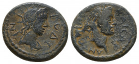 Island off Caria. Rhodos. Antoninus Pius AD 138-161. Ae Reference: Condition: Very Fine 

 Weight: 3,4 gr Diameter: 18,2 mm