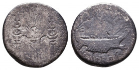 Marc Antony (43-30 BC). AR denarius Reference: Condition: Very Fine

 Weight: 3 gr Diameter: 16,2 mm