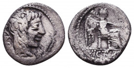 Republic (43-30 BC). AR denarius Reference: Condition: Very Fine

 Weight: 2 gr Diameter: 14,1 mm