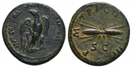 Hadrian. A.D. 117-138. AE quadrans Reference: Condition: Very Fine

 Weight: 3,6 gr Diameter: 18,4 mm