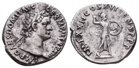 Domitian (AD 81-96). AR denarius. Reference: Condition: Very Fine

 Weight: 3,4 gr Diameter: 19,3 mm