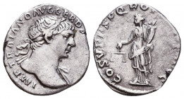 Trajan (AD 98-117). AR denarius Reference: Condition: Very Fine

 Weight: 3,6 gr Diameter: 17,8 mm