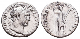 Trajan (AD 98-117). AR denarius Reference: Condition: Very Fine

 Weight: 2,8 gr Diameter: 17,5 mm