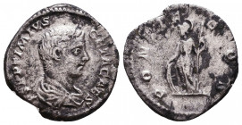 Geta, as Caesar (AD 198-209). AR denarius Reference: Condition: Very Fine

 Weight: 2,4 gr Diameter: 18,7 mm