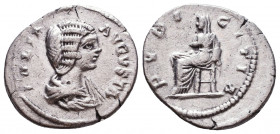 Julia Domna. Augusta, AD 193-217. AR Denarius Reference: Condition: Very Fine

 Weight: 3,1 gr Diameter: 19,8 mm