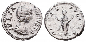 Julia Domna. Augusta, AD 193-217. AR Denarius Reference: Condition: Very Fine

 Weight: 3,3 gr Diameter: 17,7 mm