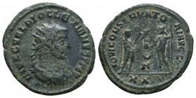 Diocletian. A.D. 284-305. AE antoninianus Reference: Condition: Very Fine

 Weight: 3,5 gr Diameter: 22,1 mm