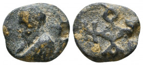 Byzantine Lead Seals, 7th - 13th Centuries. Reference: Condition: Very Fine 

 Weight: 3,1 gr Diameter: 15,1 mm